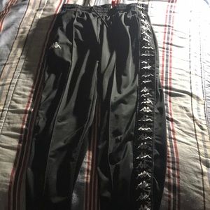 Size Large Black Kappa Joggers